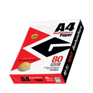 Bashundhara Paper A4 Size (80 GSM) 1 rim-বসুন্ধরা পেপার A4 সাইজ (80 GSM) 1 রিম