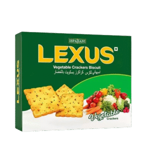 Ispahani Lexus Vegetable Crackers Biscuit-ইস্পাহানি লেক্সাস ভেজিটেবল ক্র্যাকারস বিস্কুট (180gm)