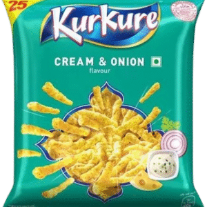 Kurkure American Style Cream & Onion Chips-কুরকুরে আমেরিকান স্টাইল ক্রিম এবং পেঁয়াজ চিপস (25gm)