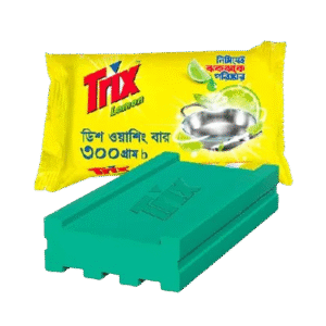 Trix Dish Washing Bar Lemon-লেবুর সুবাসযুক্ত শক্তিশালী(300gm)
